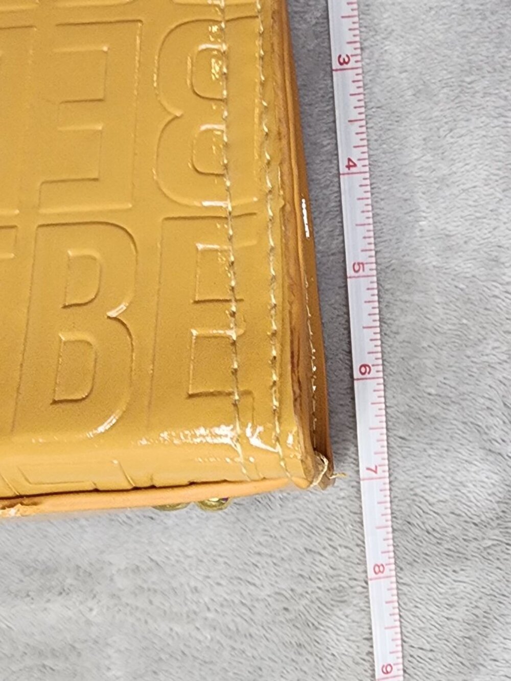 *NWOT* BEBE Women's Small Caramel Patent dual handbag & crossbody purse - Picture 14 of 16